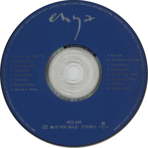 Enya The Best Of Enya Japanese Promo CD album (CDLP) (113941)